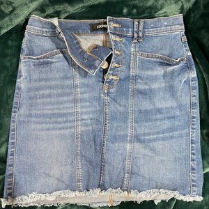 Express denim skirt. Size 8